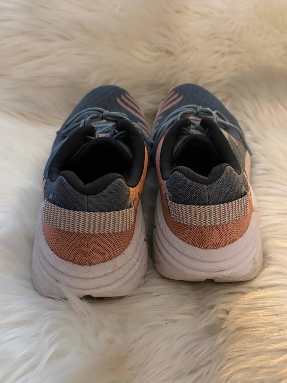 Hoka Rincon Running Sneakers - gray with Peach Logos - Picture 4 of 6